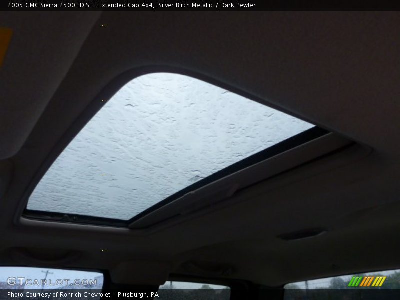 Silver Birch Metallic / Dark Pewter 2005 GMC Sierra 2500HD SLT Extended Cab 4x4