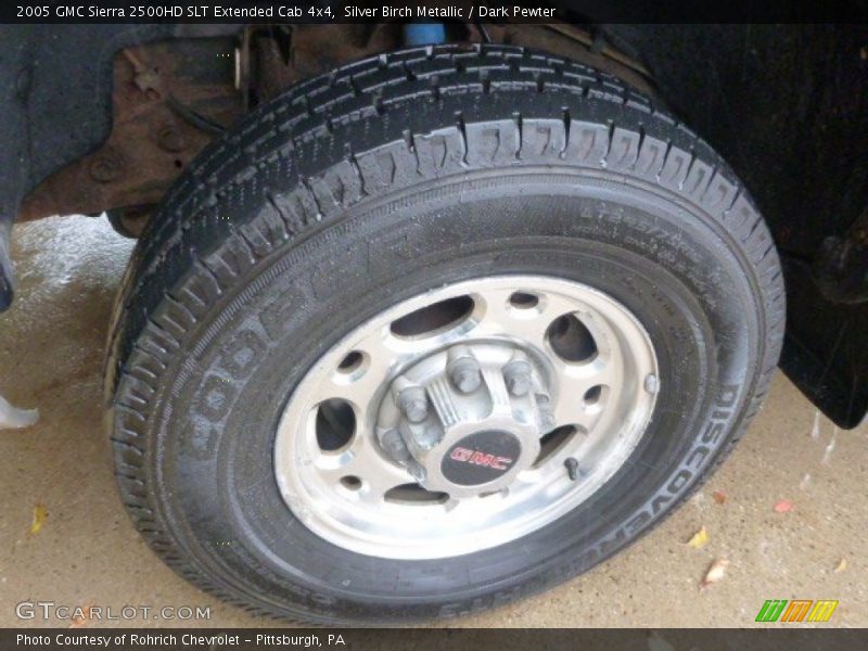 Silver Birch Metallic / Dark Pewter 2005 GMC Sierra 2500HD SLT Extended Cab 4x4