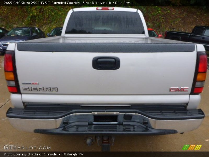 Silver Birch Metallic / Dark Pewter 2005 GMC Sierra 2500HD SLT Extended Cab 4x4
