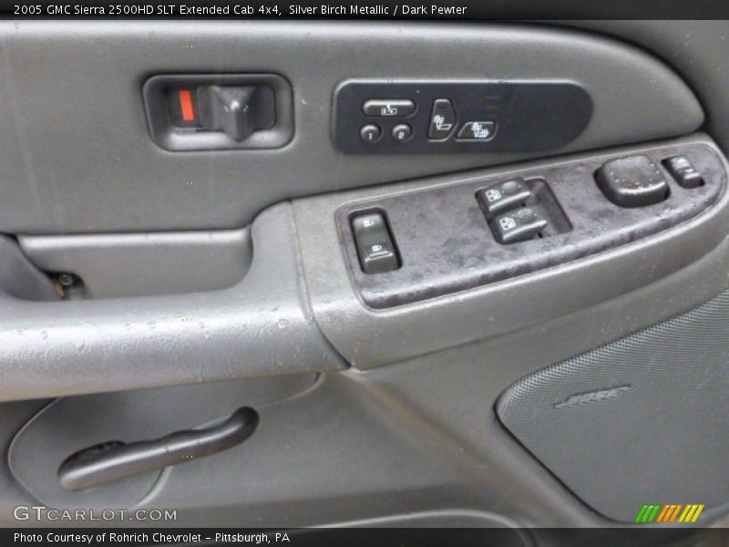 Silver Birch Metallic / Dark Pewter 2005 GMC Sierra 2500HD SLT Extended Cab 4x4