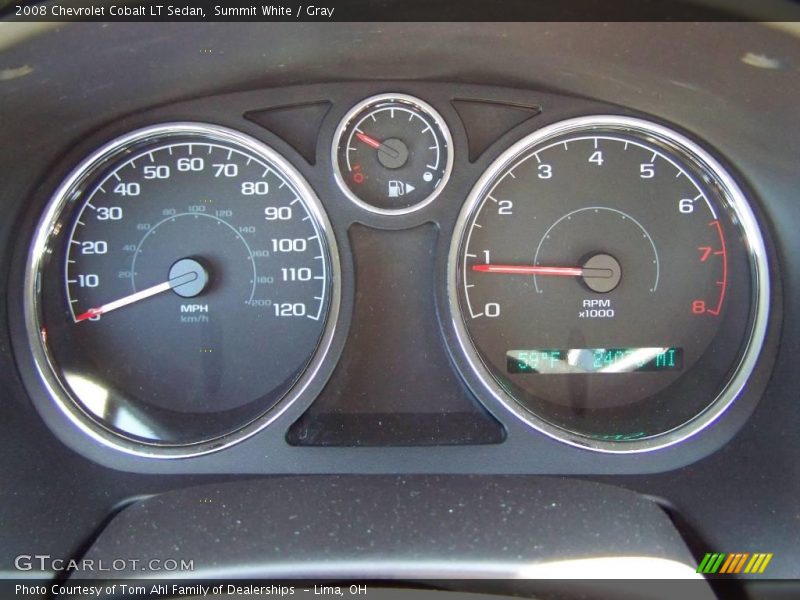 Summit White / Gray 2008 Chevrolet Cobalt LT Sedan