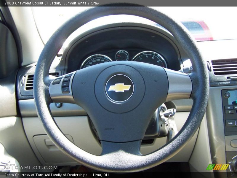 Summit White / Gray 2008 Chevrolet Cobalt LT Sedan