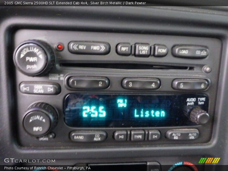 Silver Birch Metallic / Dark Pewter 2005 GMC Sierra 2500HD SLT Extended Cab 4x4