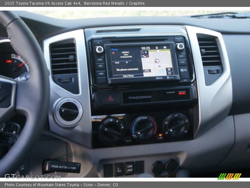 Barcelona Red Metallic / Graphite 2015 Toyota Tacoma V6 Access Cab 4x4