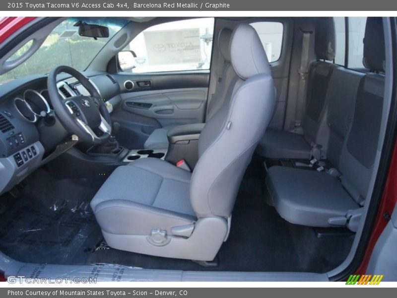 Barcelona Red Metallic / Graphite 2015 Toyota Tacoma V6 Access Cab 4x4