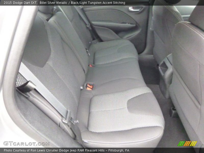Billet Silver Metallic / Black/Light Tungsten Accent Stitching 2015 Dodge Dart SXT
