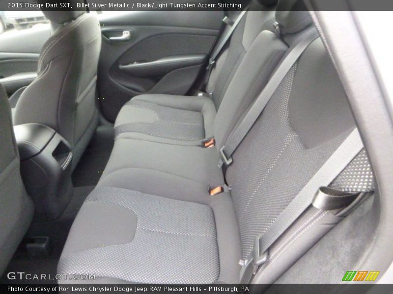 Billet Silver Metallic / Black/Light Tungsten Accent Stitching 2015 Dodge Dart SXT