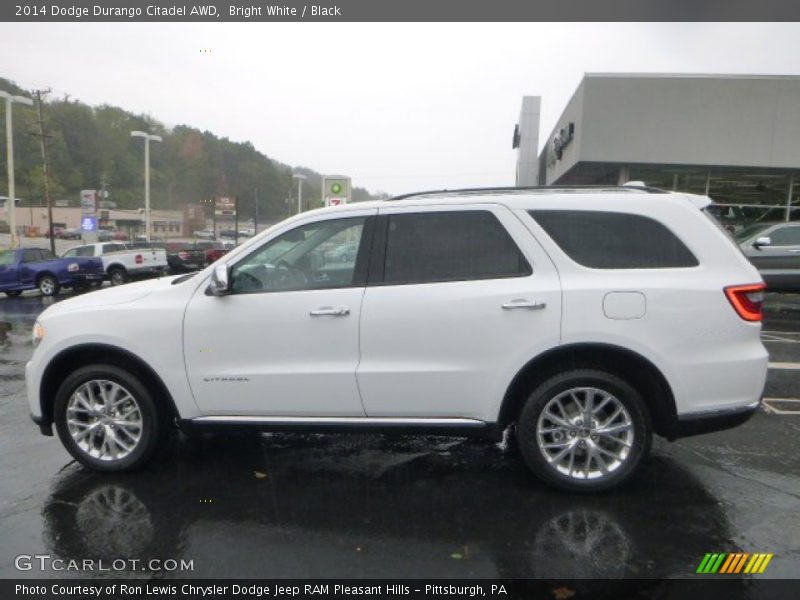 Bright White / Black 2014 Dodge Durango Citadel AWD