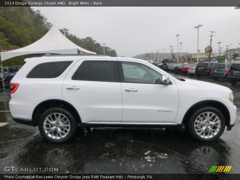 Bright White / Black 2014 Dodge Durango Citadel AWD