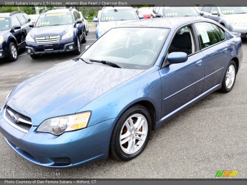 Atlantic Blue Pearl / Charcoal Black 2005 Subaru Legacy 2.5i Sedan
