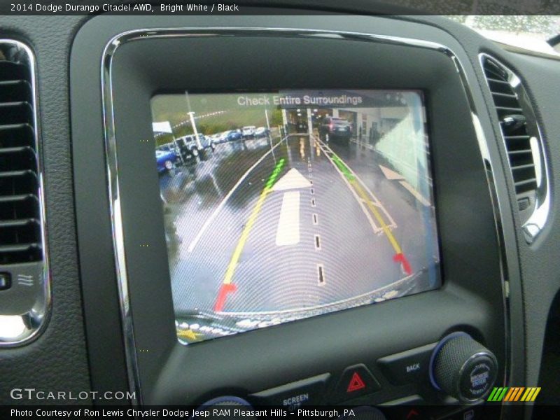 Bright White / Black 2014 Dodge Durango Citadel AWD