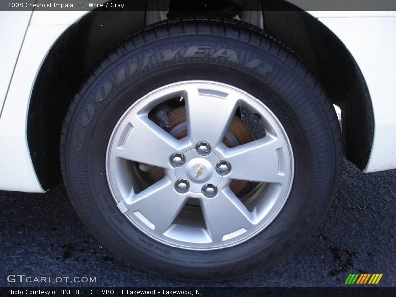 White / Gray 2008 Chevrolet Impala LT