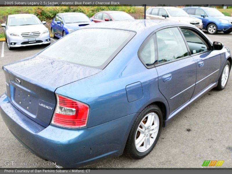 Atlantic Blue Pearl / Charcoal Black 2005 Subaru Legacy 2.5i Sedan