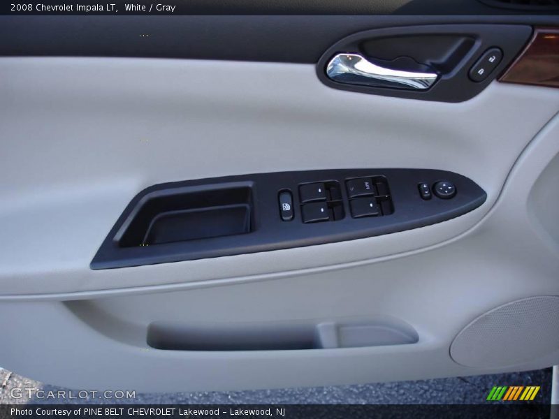 White / Gray 2008 Chevrolet Impala LT
