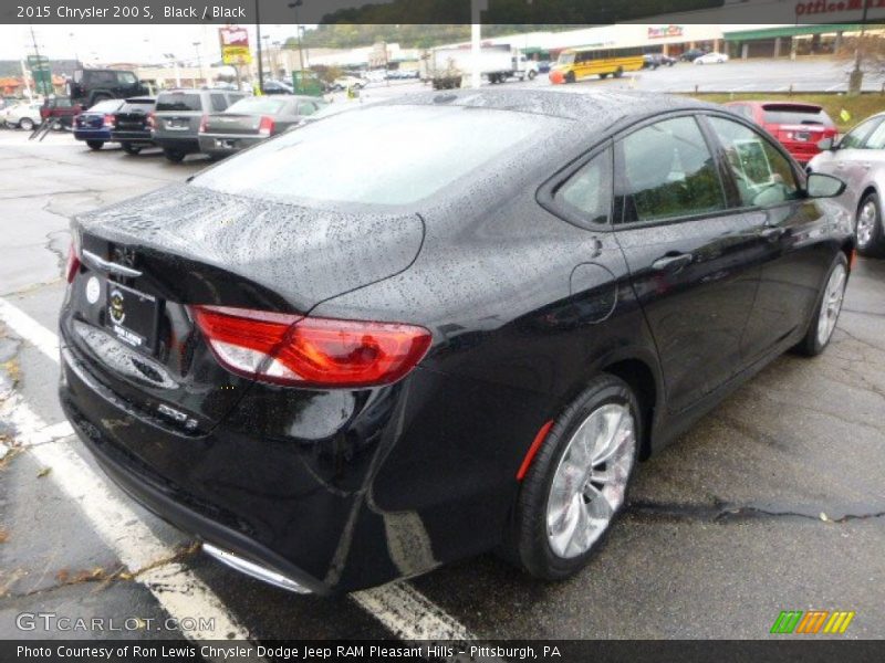 Black / Black 2015 Chrysler 200 S