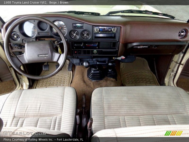 Dashboard of 1988 Land Cruiser FJ62