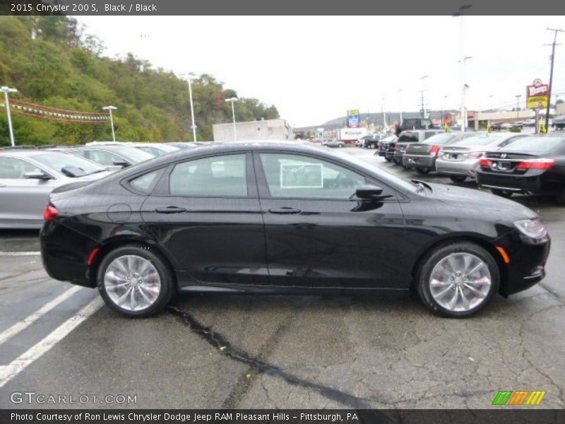 Black / Black 2015 Chrysler 200 S