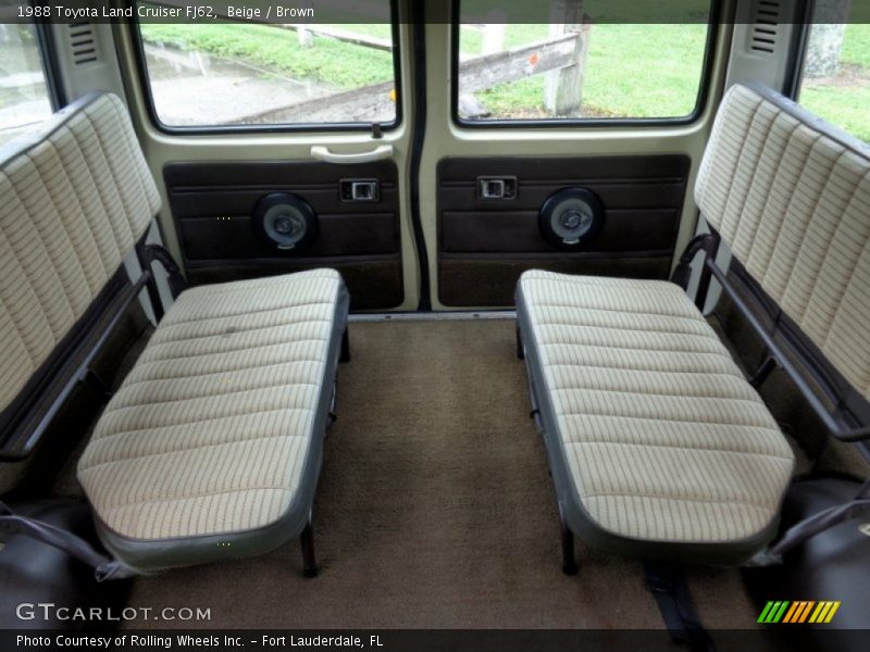 Rear Seat of 1988 Land Cruiser FJ62