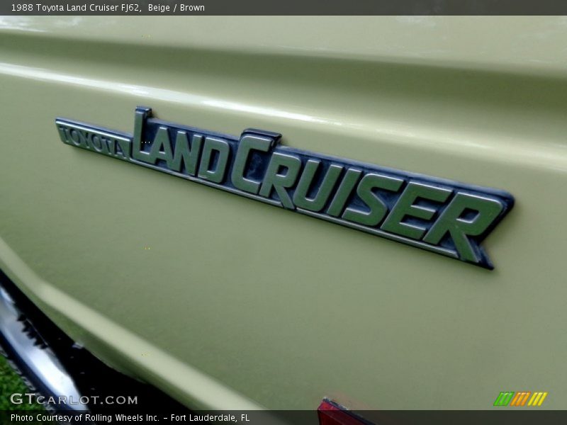  1988 Land Cruiser FJ62 Logo