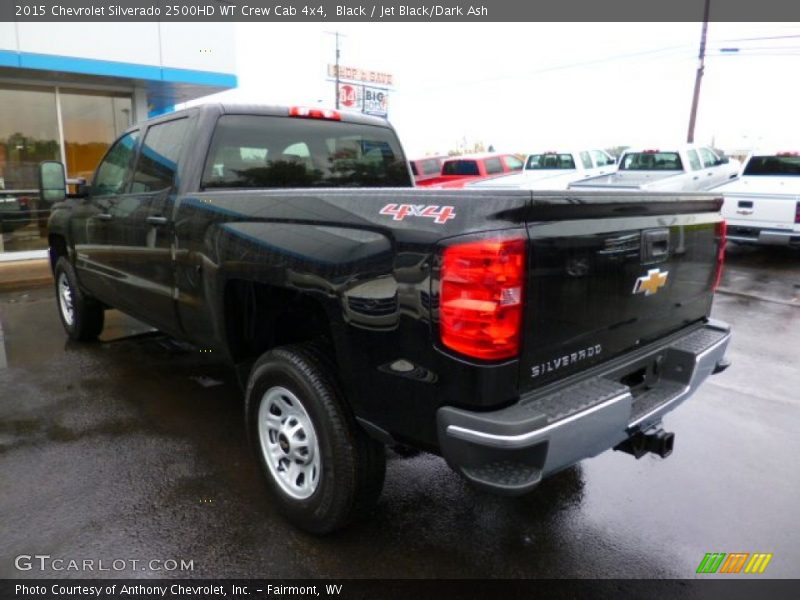 Black / Jet Black/Dark Ash 2015 Chevrolet Silverado 2500HD WT Crew Cab 4x4