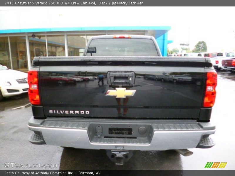 Black / Jet Black/Dark Ash 2015 Chevrolet Silverado 2500HD WT Crew Cab 4x4