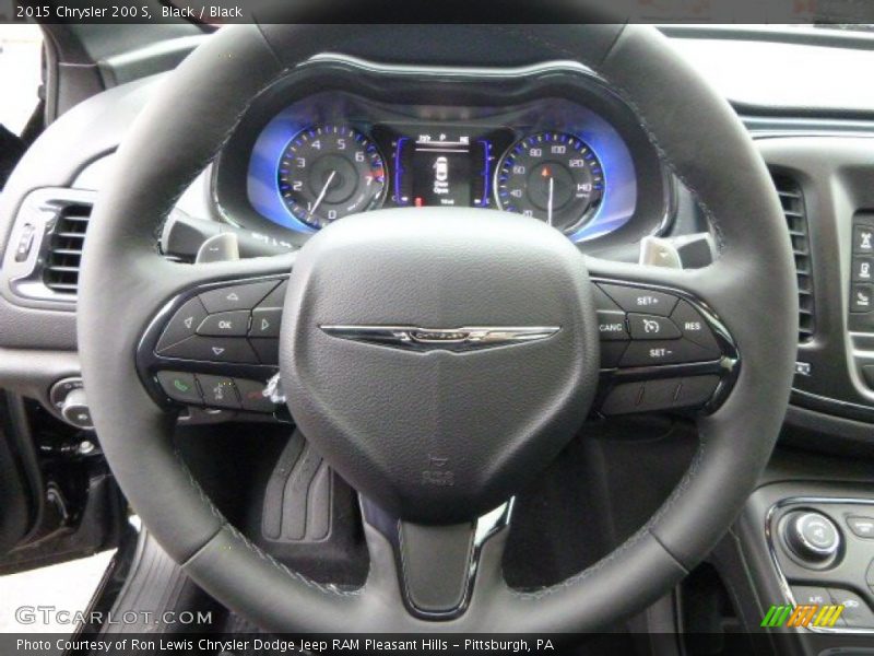 Black / Black 2015 Chrysler 200 S