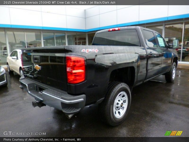 Black / Jet Black/Dark Ash 2015 Chevrolet Silverado 2500HD WT Crew Cab 4x4