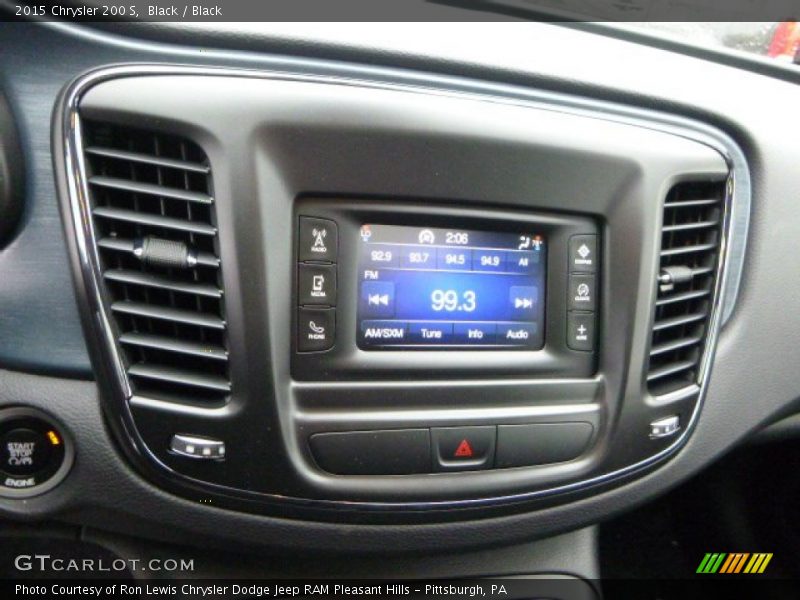 Black / Black 2015 Chrysler 200 S