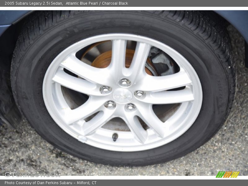 Atlantic Blue Pearl / Charcoal Black 2005 Subaru Legacy 2.5i Sedan