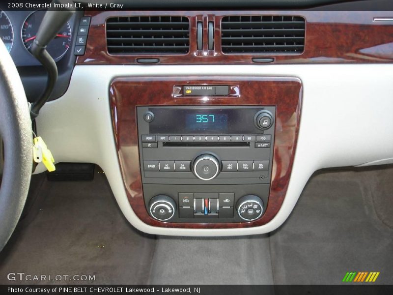 White / Gray 2008 Chevrolet Impala LT