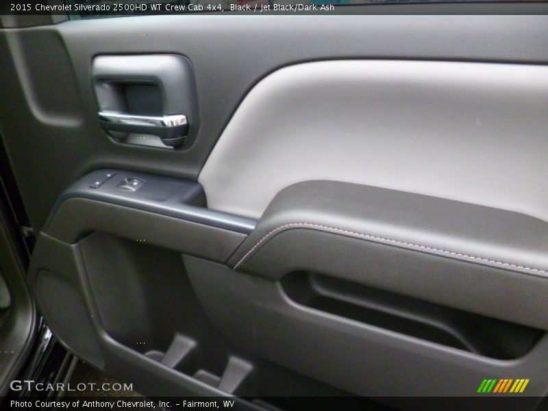 Black / Jet Black/Dark Ash 2015 Chevrolet Silverado 2500HD WT Crew Cab 4x4