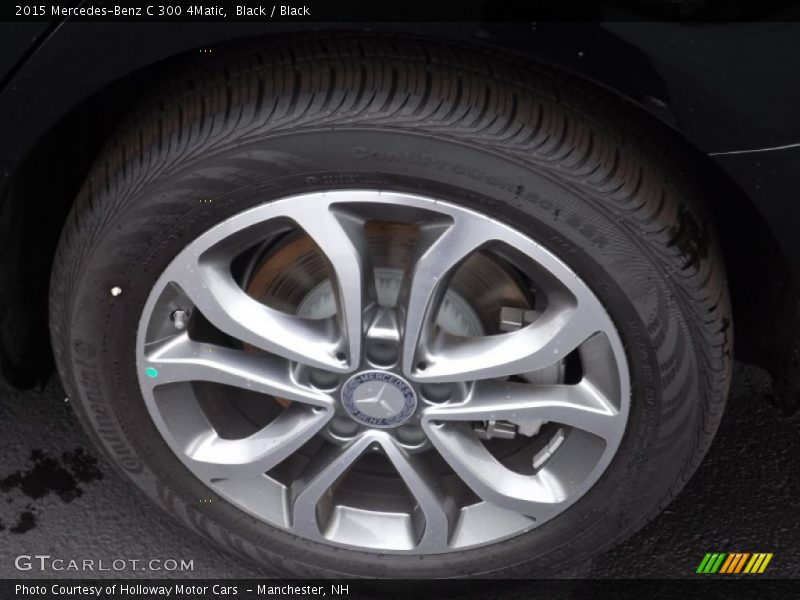 Black / Black 2015 Mercedes-Benz C 300 4Matic