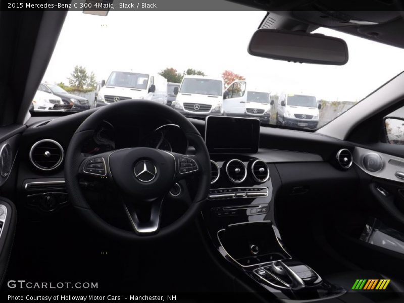 Black / Black 2015 Mercedes-Benz C 300 4Matic