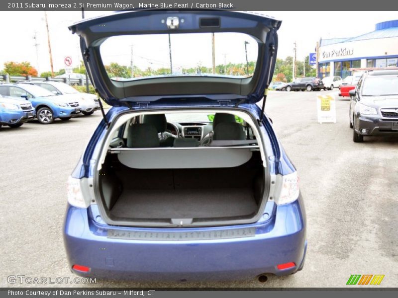Marine Blue Pearl / Carbon Black 2011 Subaru Impreza 2.5i Premium Wagon