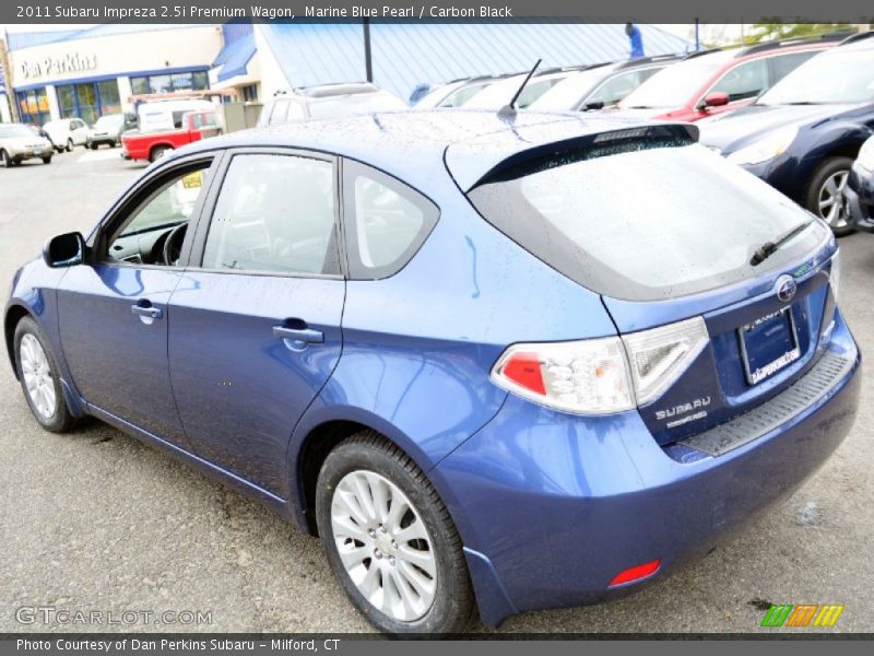 Marine Blue Pearl / Carbon Black 2011 Subaru Impreza 2.5i Premium Wagon