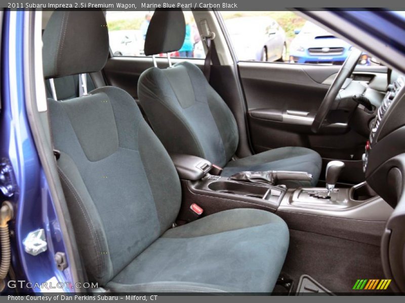 Marine Blue Pearl / Carbon Black 2011 Subaru Impreza 2.5i Premium Wagon