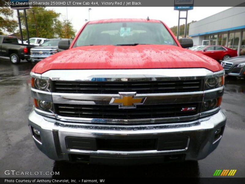 Victory Red / Jet Black 2015 Chevrolet Silverado 2500HD LT Crew Cab 4x4