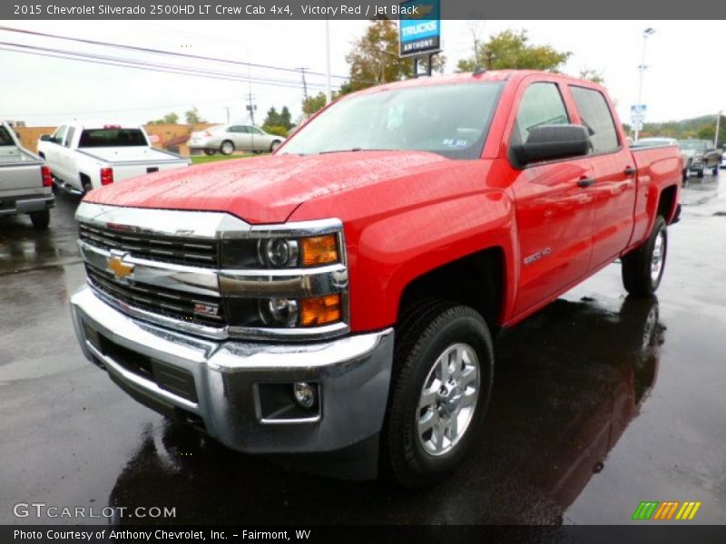 Victory Red / Jet Black 2015 Chevrolet Silverado 2500HD LT Crew Cab 4x4