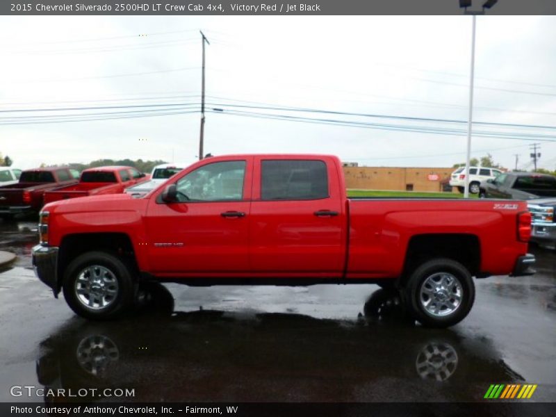 Victory Red / Jet Black 2015 Chevrolet Silverado 2500HD LT Crew Cab 4x4
