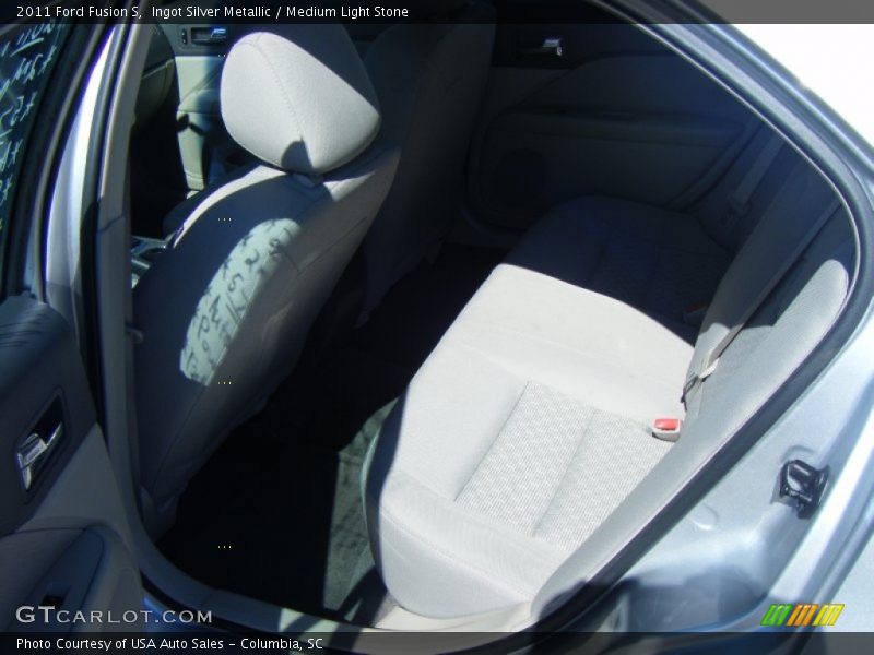 Ingot Silver Metallic / Medium Light Stone 2011 Ford Fusion S