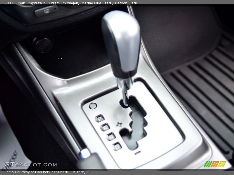 Marine Blue Pearl / Carbon Black 2011 Subaru Impreza 2.5i Premium Wagon