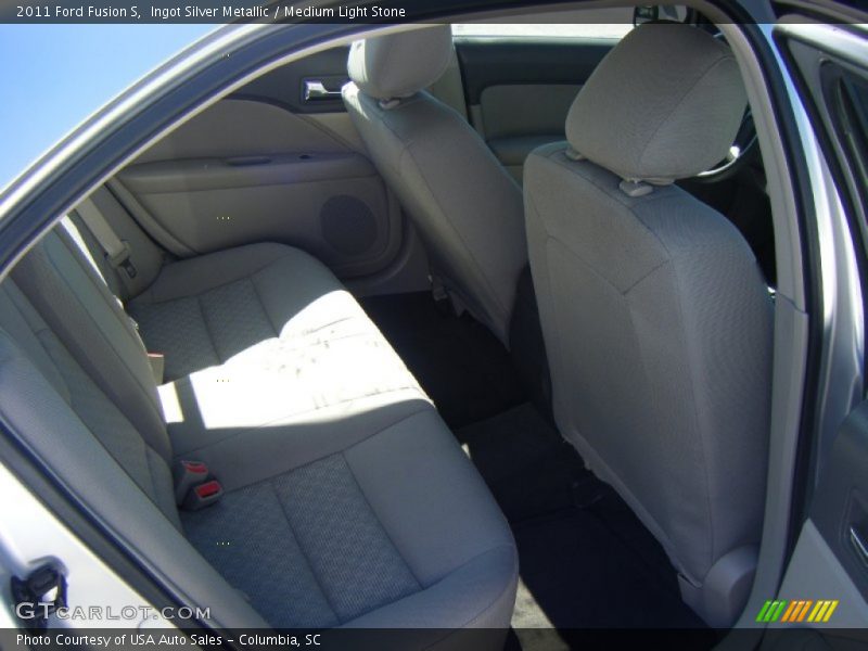 Ingot Silver Metallic / Medium Light Stone 2011 Ford Fusion S