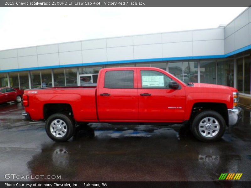 Victory Red / Jet Black 2015 Chevrolet Silverado 2500HD LT Crew Cab 4x4