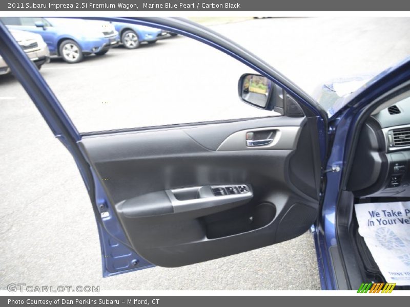 Marine Blue Pearl / Carbon Black 2011 Subaru Impreza 2.5i Premium Wagon