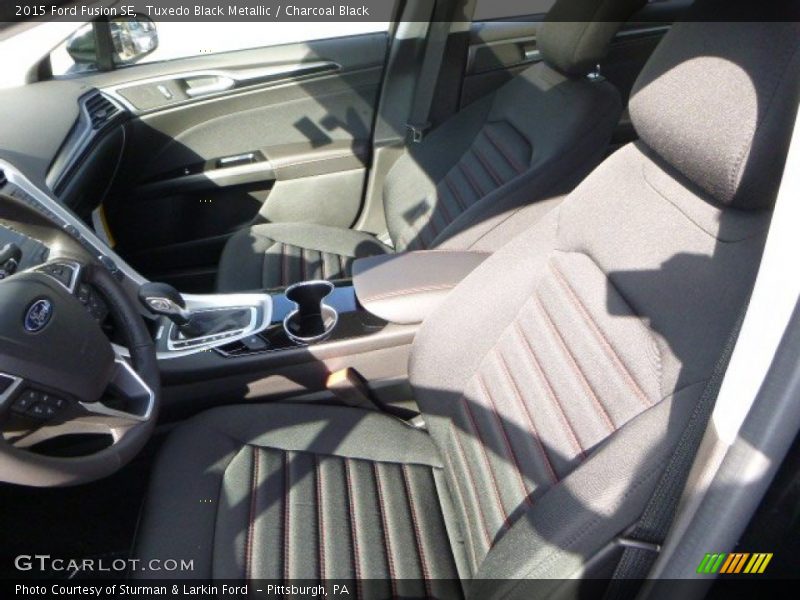 Tuxedo Black Metallic / Charcoal Black 2015 Ford Fusion SE