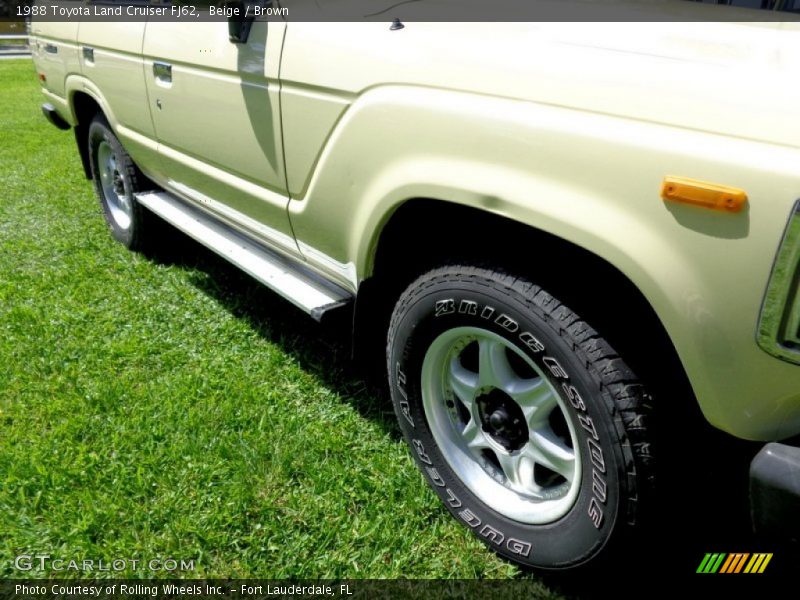 Beige / Brown 1988 Toyota Land Cruiser FJ62
