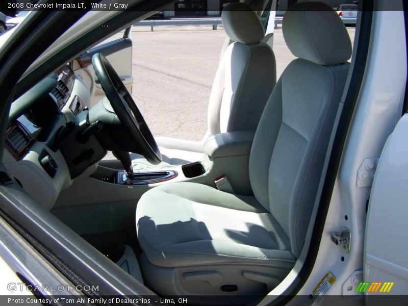 White / Gray 2008 Chevrolet Impala LT