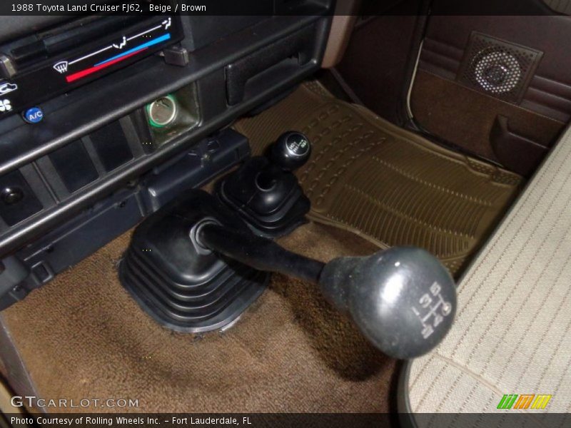  1988 Land Cruiser FJ62 5 Speed Manual Shifter