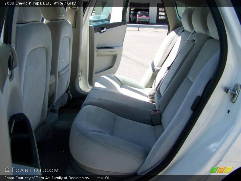 White / Gray 2008 Chevrolet Impala LT