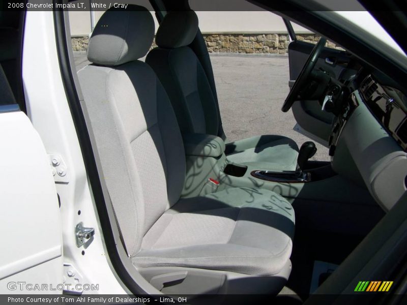 White / Gray 2008 Chevrolet Impala LT